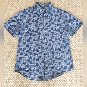 Penguin Men's Short Sleeve Button-Down Shirt Size Large